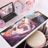 Hololive Roztomilá Dívka Takanashi Kiara Anime Podložka pod Myš XXL Herní Podložka pod Klávesnici na Notebook Uzamykatelný Okraj Kancelářská Dekorace Podložka 90x40cm