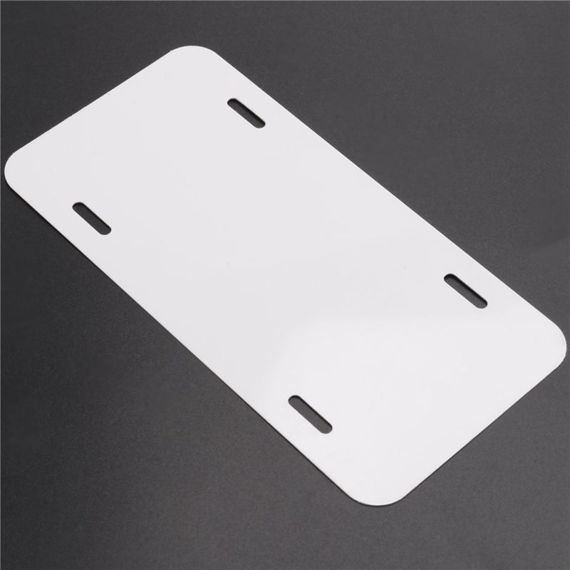Premium 10 Pack Sublimation License Plate Blanks,Heat Thermal Transfer DIY Picture,Aluminum License Plate Tag License Plate Covers Frames 6