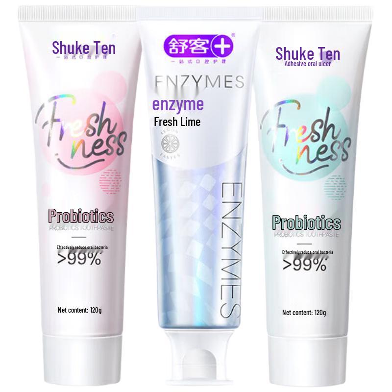 

Shuke Fresh Probiotic Enzyme Toothpaste (3-Pack)