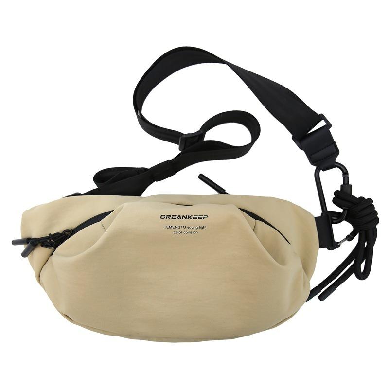 New Nylon Sports Chest Bag, Messenger Bag, Mobile Phone Fanny Pack, Men's Shoulder Small Backpack.