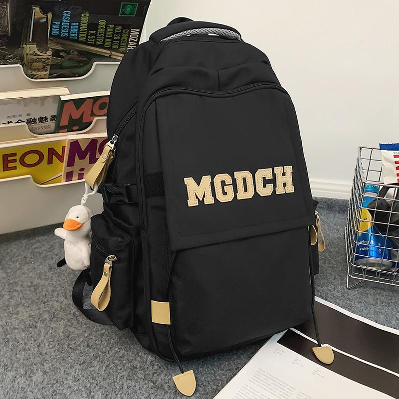 Male Style College Students Middle School Students Junior High School Girls Elementary School Students Letter Backpack