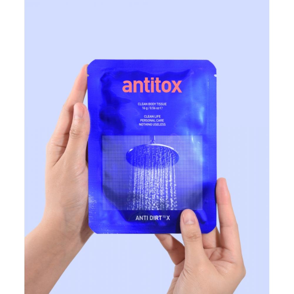 AntiTox [refreshing Deo Tissue] Anti Tox Clean Body Tissue [10 Sheets] 2 Boxes