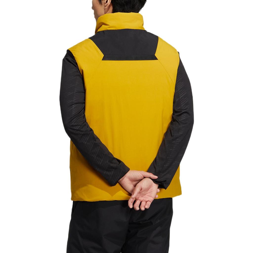 adidas Terrex Voyg Rev Gd V Logo Print Reversible Zip-Up Collar Down Vest Unisex Vests Black HN2022