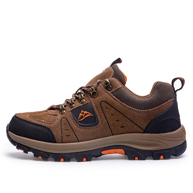 

Уличная походная обувь Кожаная износостойкая подошва Противоскользящая повседневная мужская обувь для кемпинга и туризма 39–46 Обувь большого размера 39