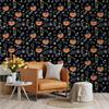 Peel and Stick Wallpaper Pumpkin Gothic Self Adhesive Removable Contact Paper Halloween Wall Cabinet Decor Wallpaper
