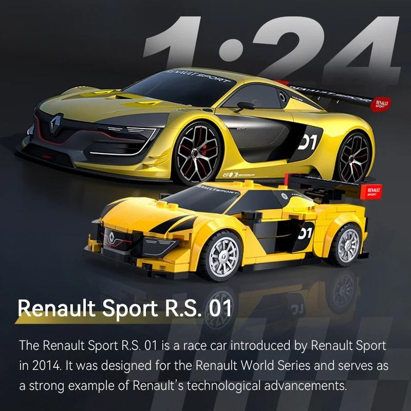 1/24 Building Block Car Set / Renault / Super Sports Car / Retro Car / Holiday Gift / Children's Toy