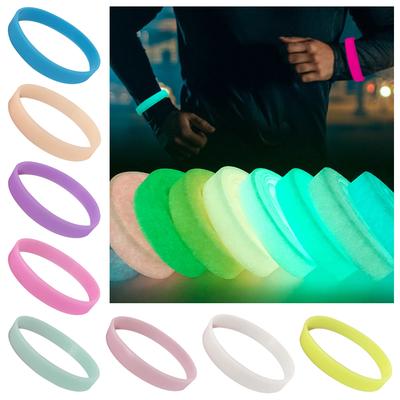 Rubber Luminous Bracelet Luminous Wristband Fashion Jewelry Silicone Bracelet  Unisex