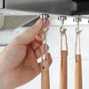 10PCS E20 Metal Strong Magnetic Hooks Wall-mounted Heavy Duty Magnet Hook Key Coat Hanging Hanger Home Kitchen Bathroom Storage