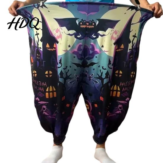 Versatile Body Shape Trousers Halloween Granny Pants Yard Game Oversized Outdoor Gaming Giant Stretchy Pants Group Team Building Outfits Fun Tossing