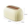 Nordic striped tissue box, high-quality appearance, car distributor, home decoration