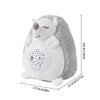 Kid Sleep Soother Pillow Newborn Sleep Aid Sound Machine Starry Projector Stuffed Animal Plush Toy Musical Soother Plush Cuddly