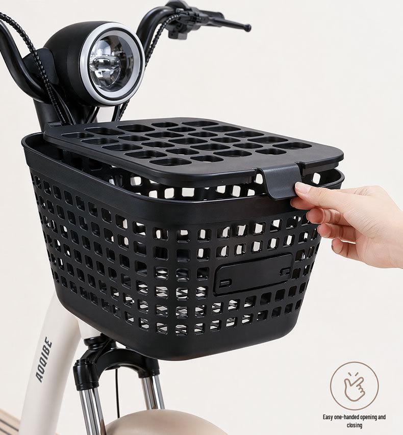 Elektrisches Fahrrad-Vorderkorb für Aima Bubble Modell - Langlebig, Atmungsaktiv, Verdicktes Antioxidation-Netzdesign.
