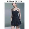 UR 2025 Women's Slim Spaghetti Strap Denim Dress