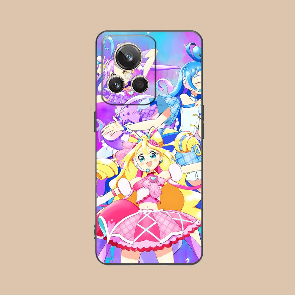 Sakura Uta Cure Idol Matte TPU Mobile Phone Case for Realme 15 14 13 12 11 10 9 Pro Plus T i Lite 5G Colorful Printing Cover