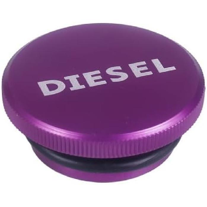 Automobile Fuel Tank Cover 2013-2017 Aluminum Alloy with Magnetic Suitable for Dodge for Ram for Diesel Cover(Green)