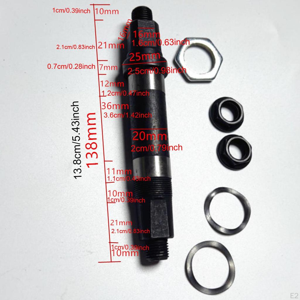 Center Bearing Set for Exercise Bike, Accessories, Repair Tools, Replacement Parts, Drive Bearings,