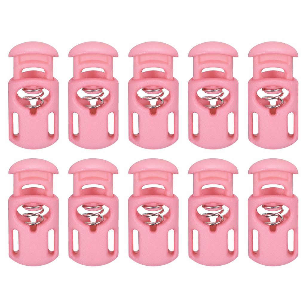 30 ks Plastové brzdičky na šňůrky Stahovací šňůrka Jednootvorové Pružinové přepínací zarážky Pružinová zarážka pro batoh Tkaničky Stahovací šňůrky 5,5x3mm