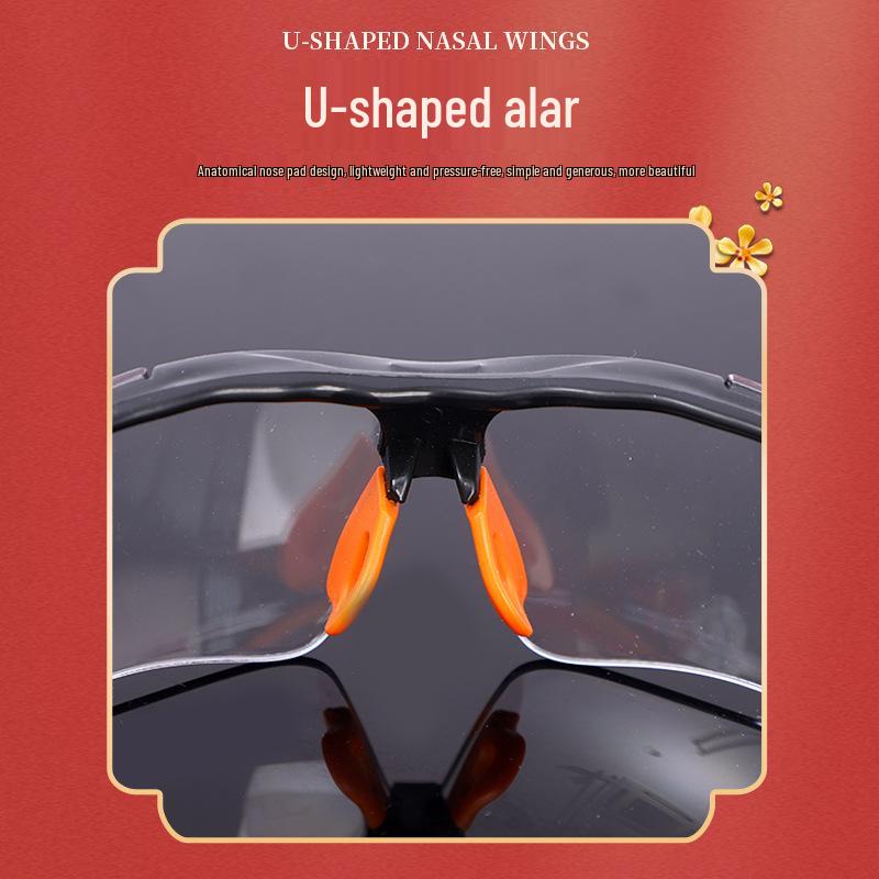 Anti-fog, Impact-resistant, Dustproof Safety Goggles for Cycling and Industrial Use.