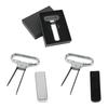 Portable Wine Bottle Opener Corks Waiters Corkscrew Out Tool Two Prongs Wine Bottle Opener Corkscrew Remover
