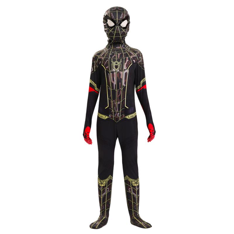 Детский Хэллоуинский Костюм-Боди Человек-Паук Майлз Моралес для Взрослых 110 cm