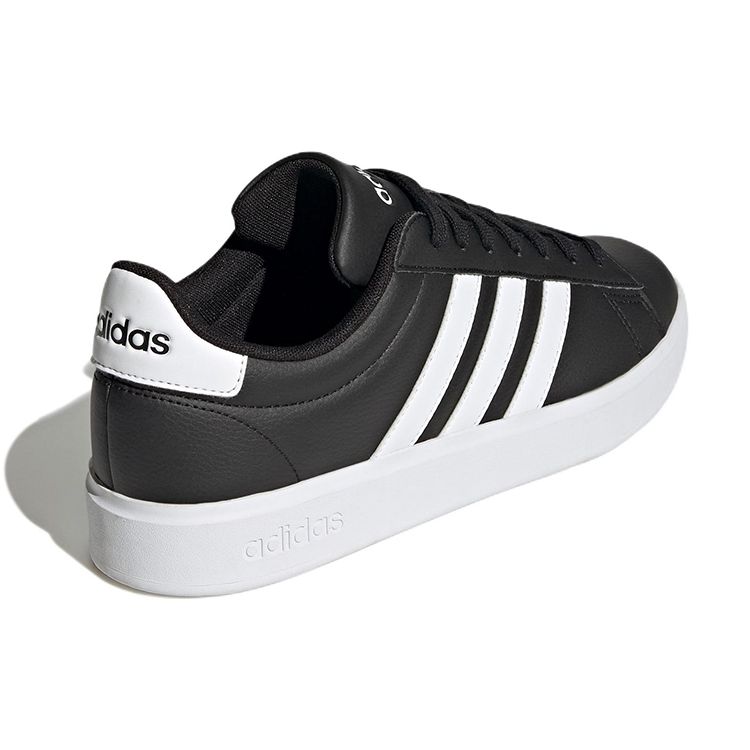 Adidas Grand Court 2.0 Black White Unisex Sneakers Core-Black Cloud-White GW9196