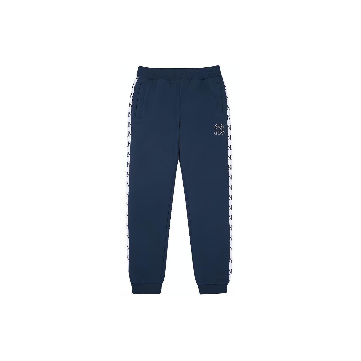 MLB Knitted Sweatpants Unisex Navy Blue 31TPM2111-50N M