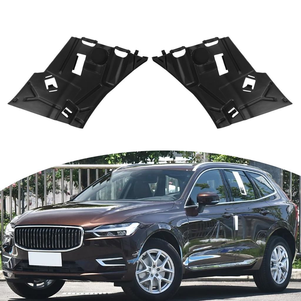1 Pair Car Front Bumper Cover Bracket Support Retainer Mount For Volvo XC60 2018-2025 Auto Bumper Fixing Stand