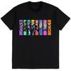 JoJo's Bizarre Adventure Shirt Merch Manga Poster T-Shirt Herren Kinder Frauen 3D Druck T-Shirts Baumwolle Schwarz T-Shirt