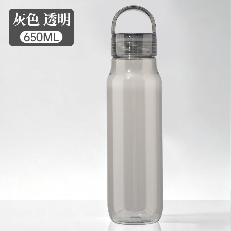 Water bottle High value transparent portable plastic cup High temperature wear and leak-proof sports water cup Car portable accompanying cup
