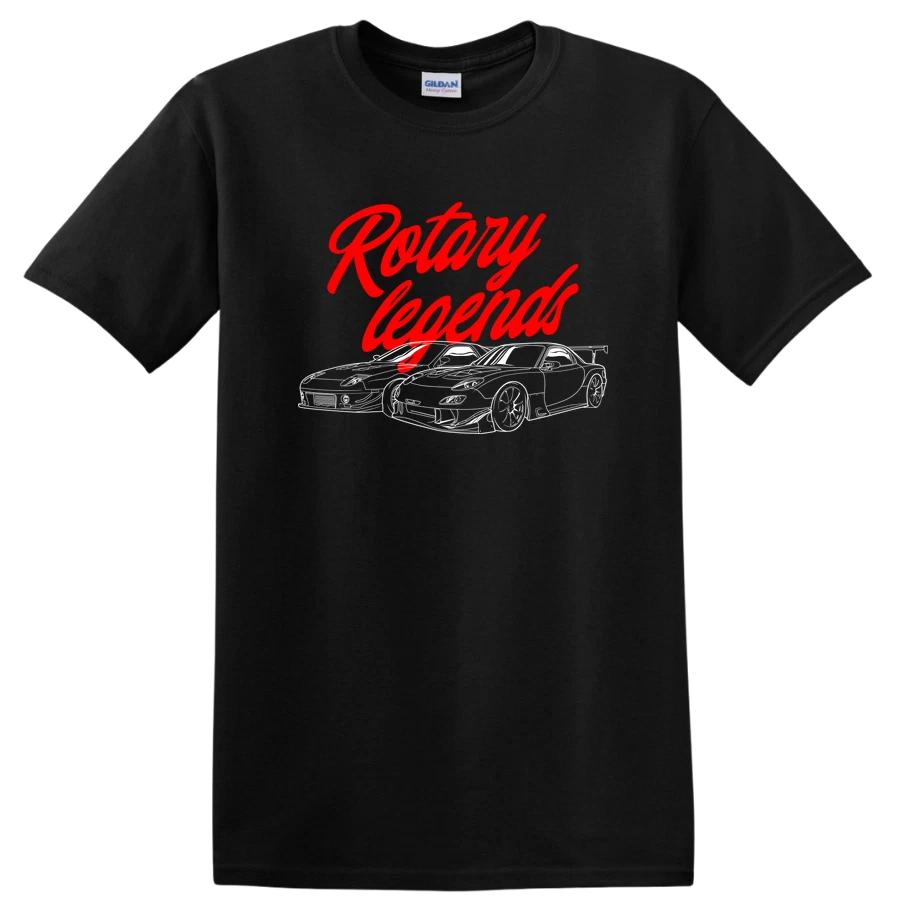 Rotary Legends Graphic T Shirt Vintage Style for Car Lovers Casual Tee S