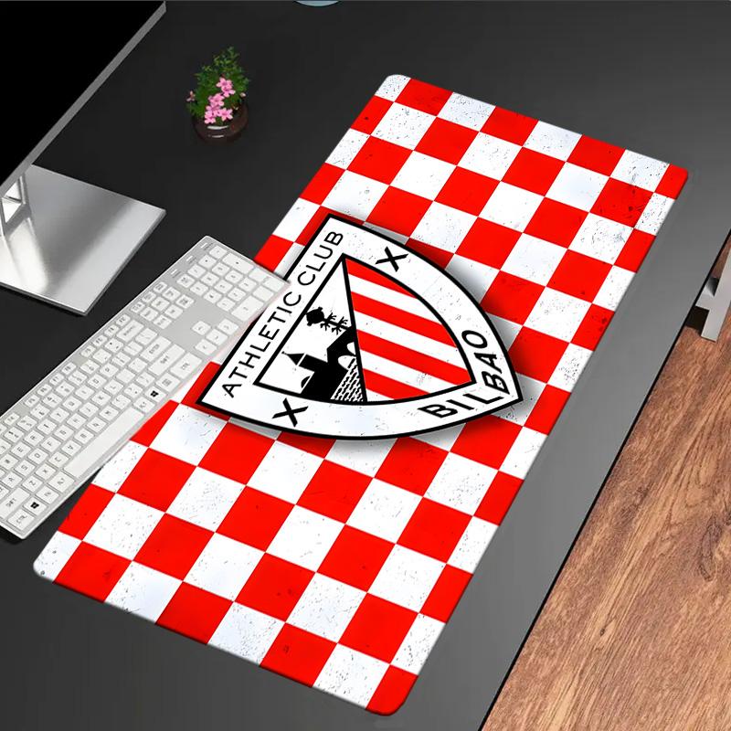 Athletic Club Bilbao Crest Mouse Pad, Rubber Base, Mouse Pad for Gamers and Office Use, Gaming Desk , Easy To Clean Mat Christmas fan gifts