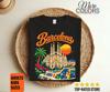 Barcelona Spain Shirt, Sagrada Familia Graphic, Mosaic Architecture Artwork, Retro Sunset Travel Souvenir, Catalonia Vacation Gift, City Art