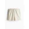 H M Canvas sHorts Regular Fit ligHt Beige