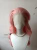 13x4 Lace Front Wig Pink Lolita Long Wavy Hair Wig for Women High Temperature Fibers Synthetic Lace Wigs Wear and Go Cosplay