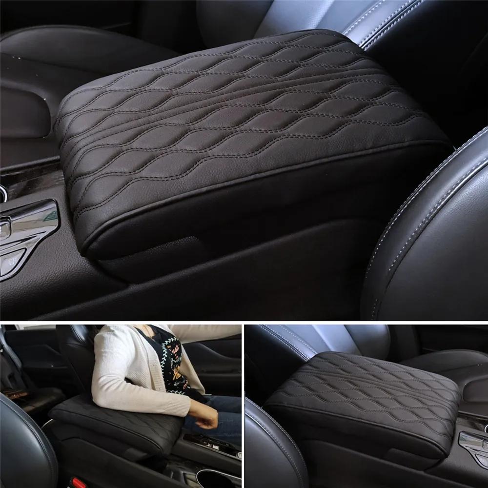 Multi-color Car Central Armrest Pad Auto Center Console Arm Rest Seat Box Mat Cushion Pillow Cover Vehicle Protective Styling