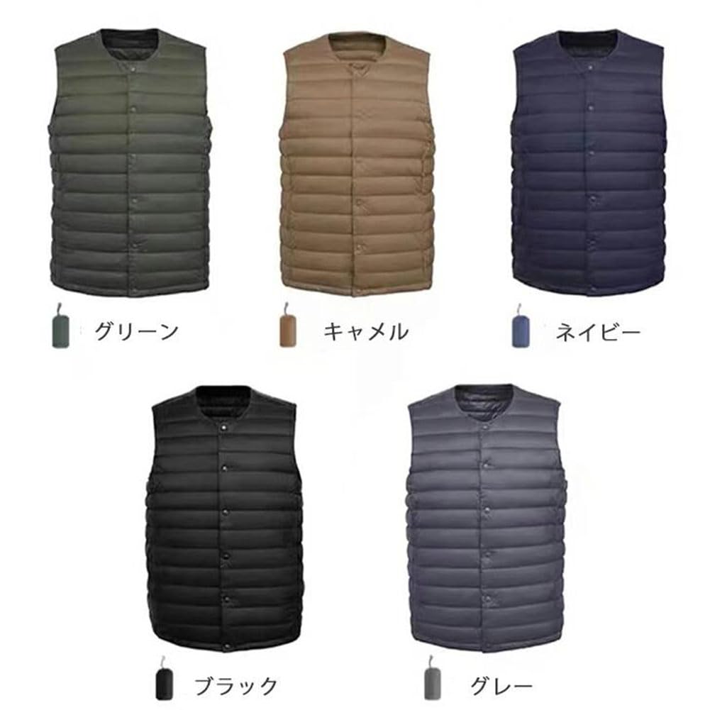 YFFUSHI Down Winter Cold Weather Lightweight and Warm Unisex Men's Vest, Autumn/Winter Vest, Outerwear, Coat-In Jacket,
