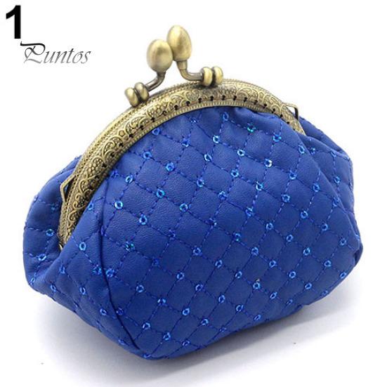 Women Fashion Rhombic Pattern Wallet Card Coin Purse Clutch Handbag Mini Bag