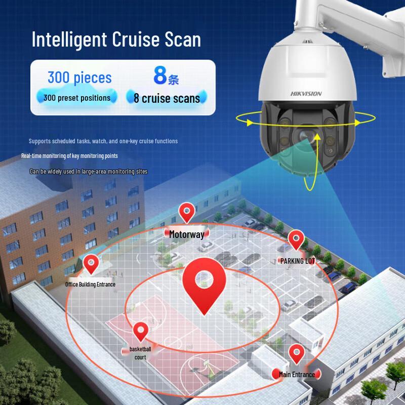 HIKVISION iDS-2DE6C240MW-D/GLT/XM 2MP 40x Zoom 4G Full-Color PTZ Security Camera