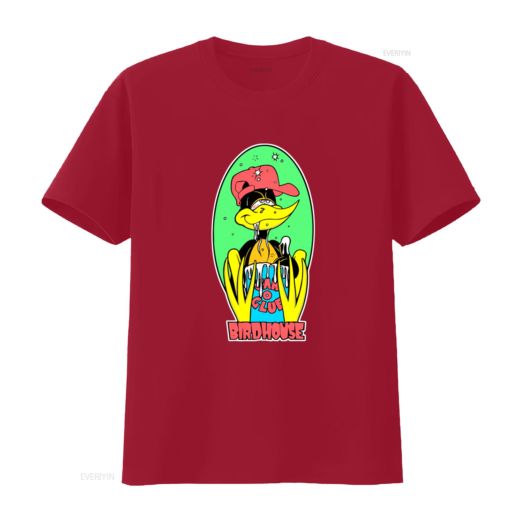 90s Birdhouse Skateboards Tony Hawk Cartoon Skate Apparel Brand Logo T Shirt Large vintage Washed Unisex designer clothes S