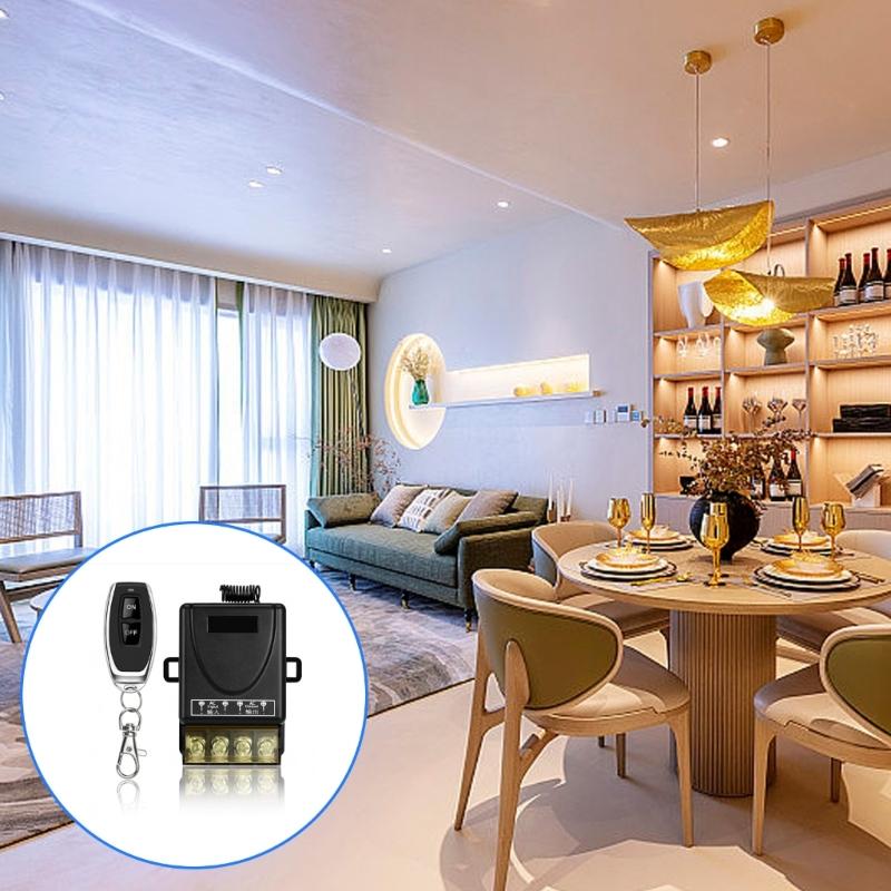 Wirelesses Remote Control Switches 433MHz 220V 30A Car Motorcycle Circuit Modification Equipment Light Switches Easy Use