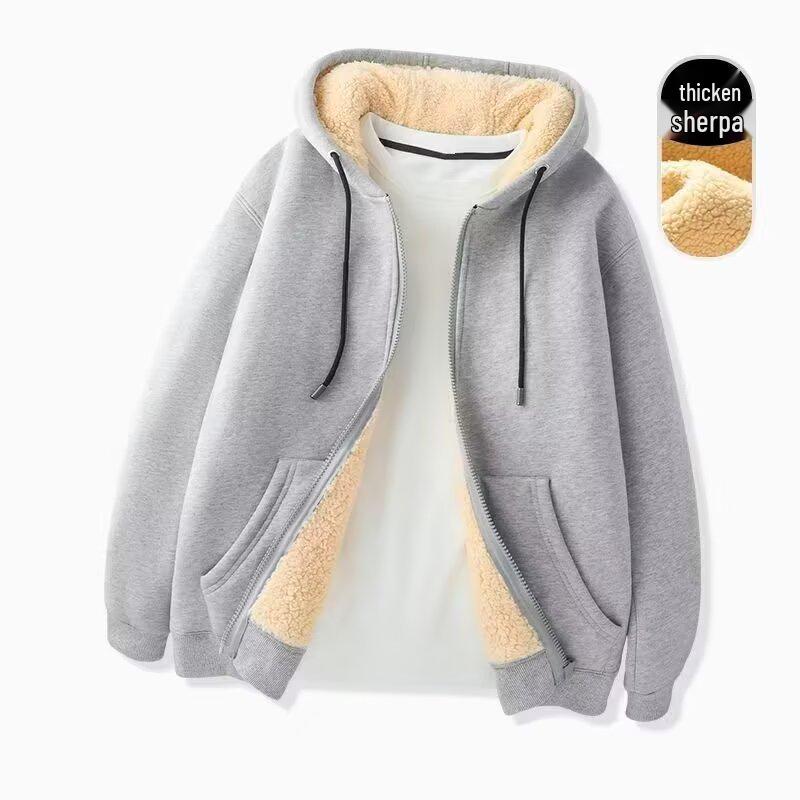 Frühling/Herbst Halbreißverschluss Trendiges Lockeres Schweres Kapuzensweatshirt für Herren