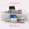 High Pressure Washer Ball Valve With 3/8 Or 1/4 Inch Quick Connector For Water Pumps Tanks Faucet Washer Hose Water Flow Switch