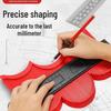 Universal Multifunctional Contour Gauge: Irregular Woodworking & Curve Measuring Ruler