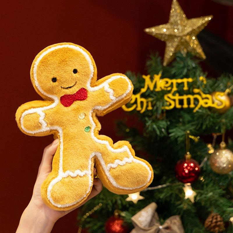 17cm Gingerbread Man Plush Toys Kawaii Plush Doll Exquisite Christmas Party Decorations Cute Christmas Festival Gifts For Friend