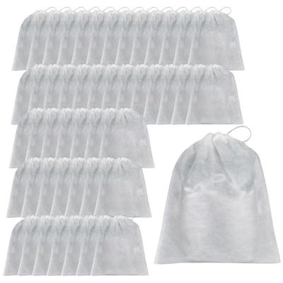50Pcs Shoe Drawstring Bags Anti Yellowing Dustproof Shoe Bags For Travel Non-woven Storage Pouch With Drawstring For Shoes Boots