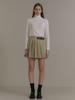 ANOETIC Anc Buckle Pleats Wrap Skirt_Beige