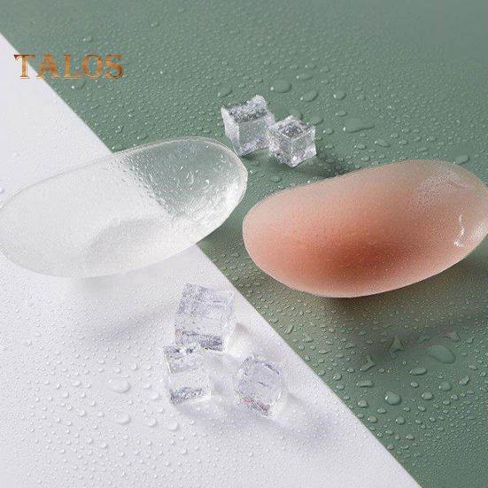 1 Pair Shoulder Pads for High Low Shoulders 3D Self Adhesive Silicone Anti-Slip Sponge Shoulder Push-up Pad Sweat-proof Smooth Curves DIY Clothes