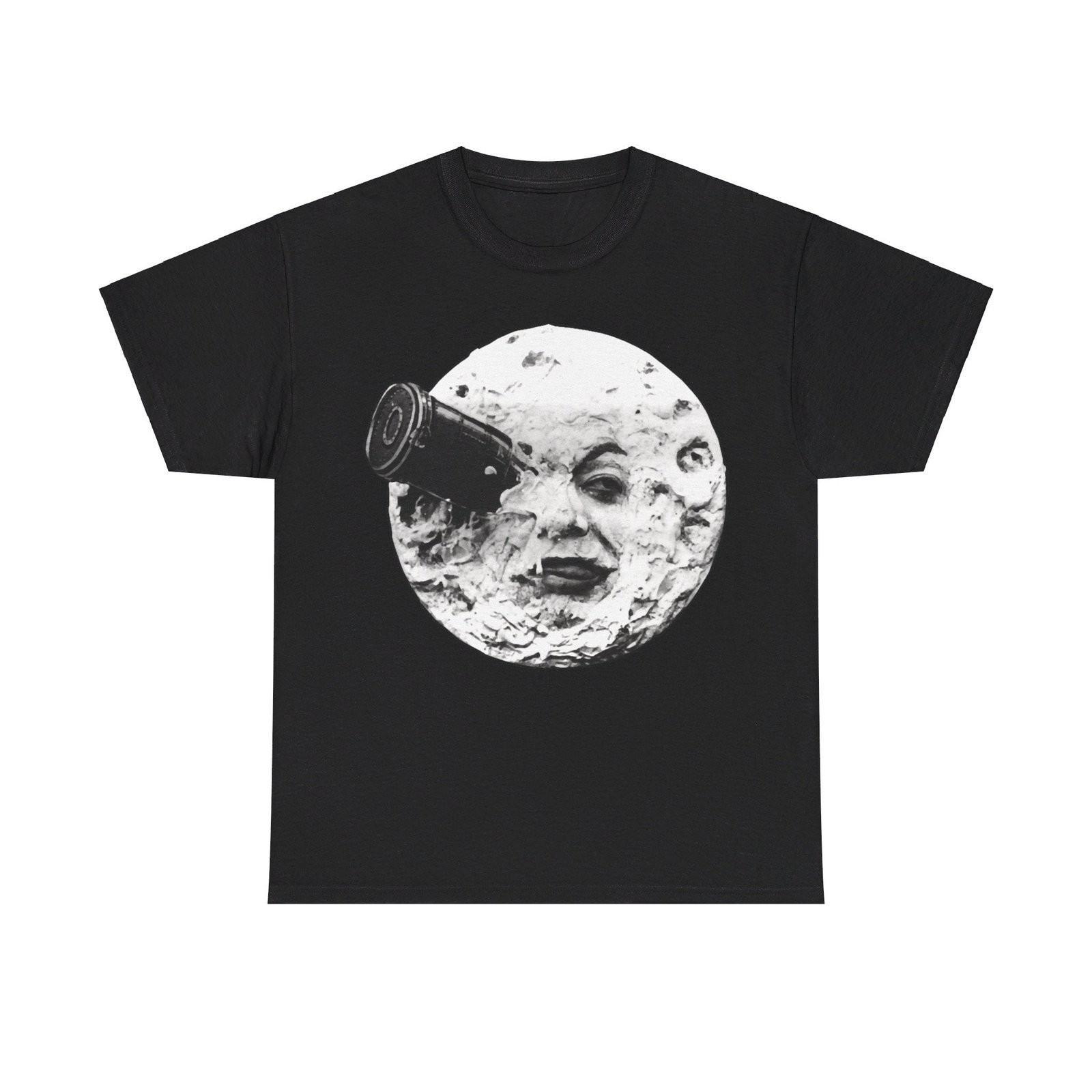 A Trip to the Moon Le Voyage Dans La Lune 1902 French Movie T-shirt S разноцветный
