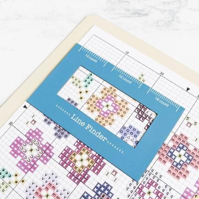 Righello Magnetico per Trova Linee Punto Croce Strumento per Schema Punto Croce Strumento per Cucito Ricamo Strumento di Posizionamento Punto Croce per Principianti Professionisti