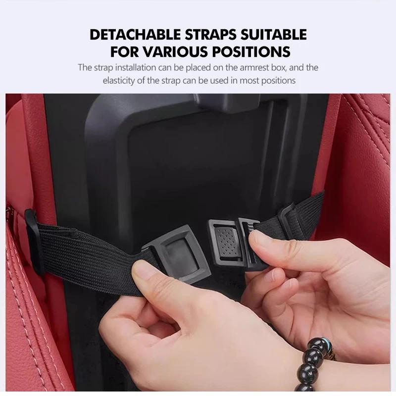 GLC GLB Car Seat Back Tissue Box Sun Visor Armrest Organizer Storage Bag For Mercedes Benz W211 W124 W176 W177 C180 C200 C260 C